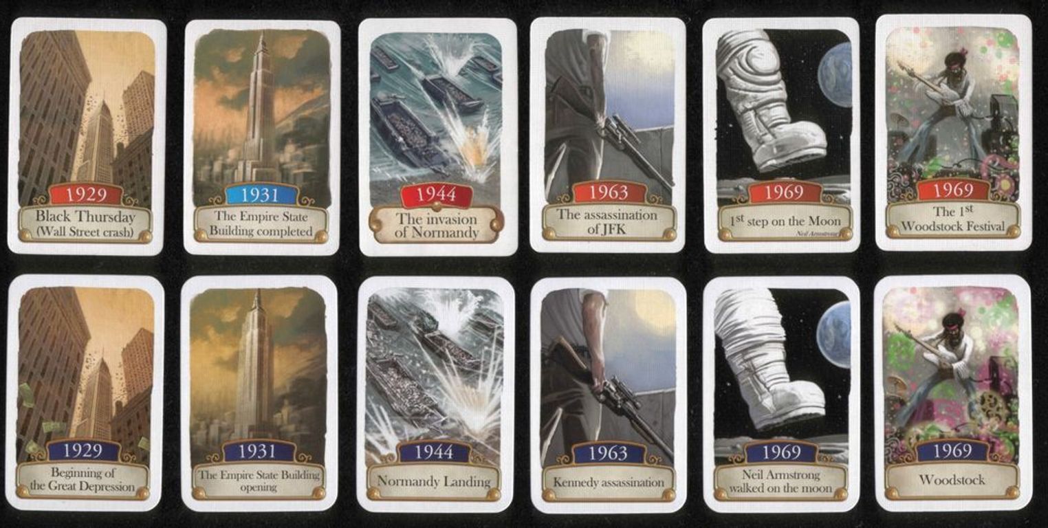 Timeline: Historical Events cards