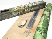 Battletech: Alpha Strike Battlemat – Aerobase #1 componenten