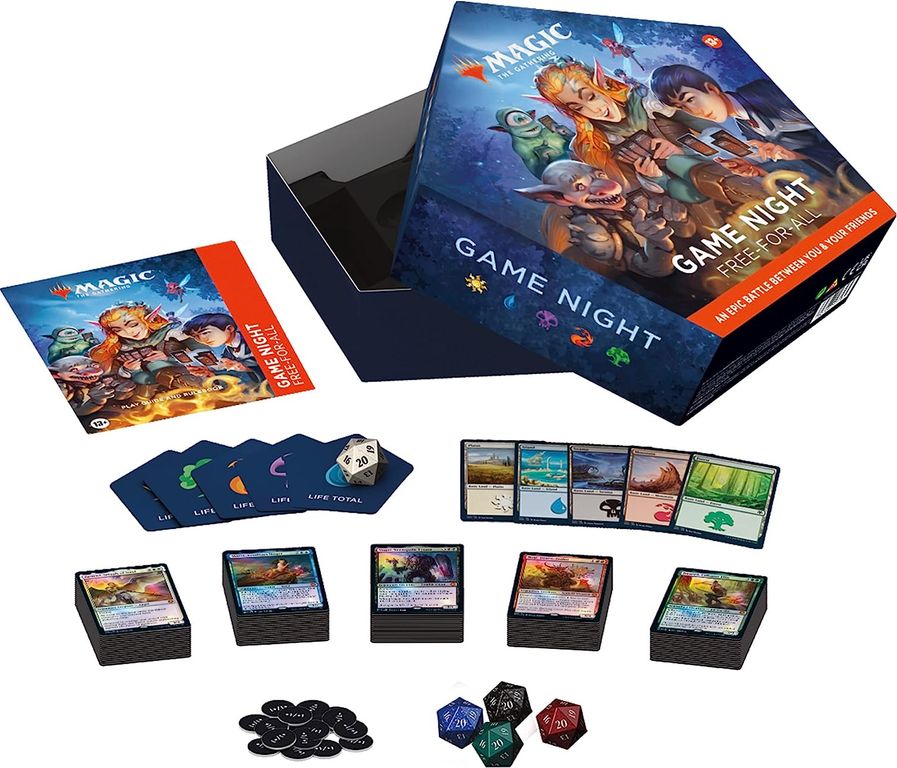 Magic: The Gathering — Game Night: Free For All komponenten