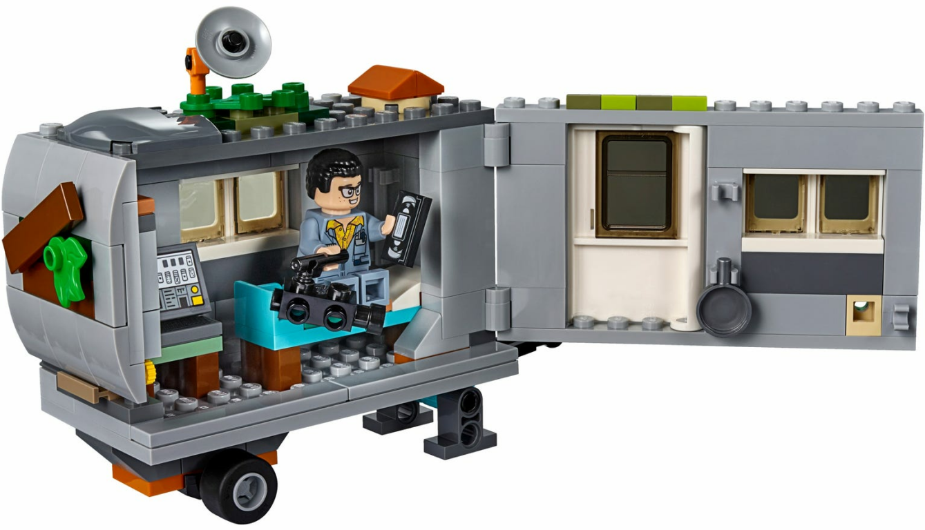 LEGO® Jurassic World Faccia a faccia con il Baryonyx: caccia al tesoro componenti