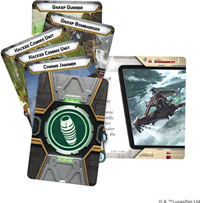 Star Wars: Legion – Raddaugh Gnasp Fluttercraft Unit Expansion cards