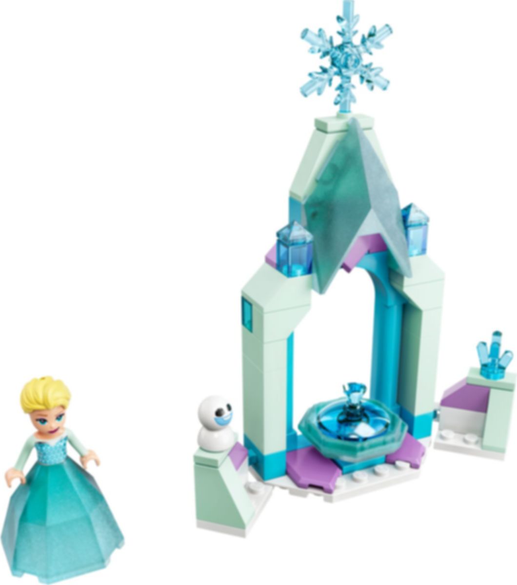 LEGO® Disney Il cortile del castello di Elsa componenti