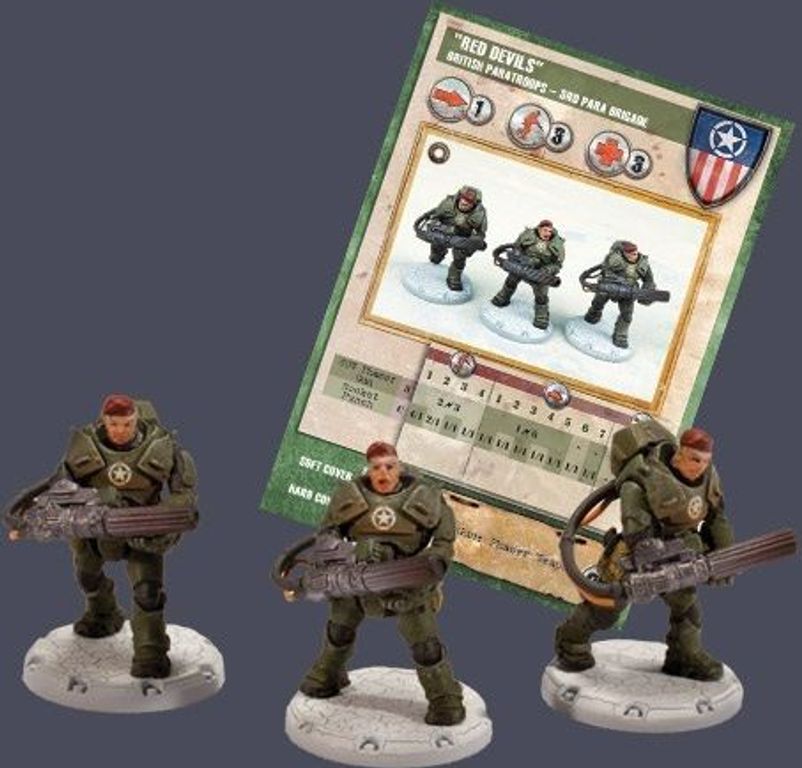 Dust Tactics: British Paratroops, 3rd Para Brigade - "Red Devils" partes