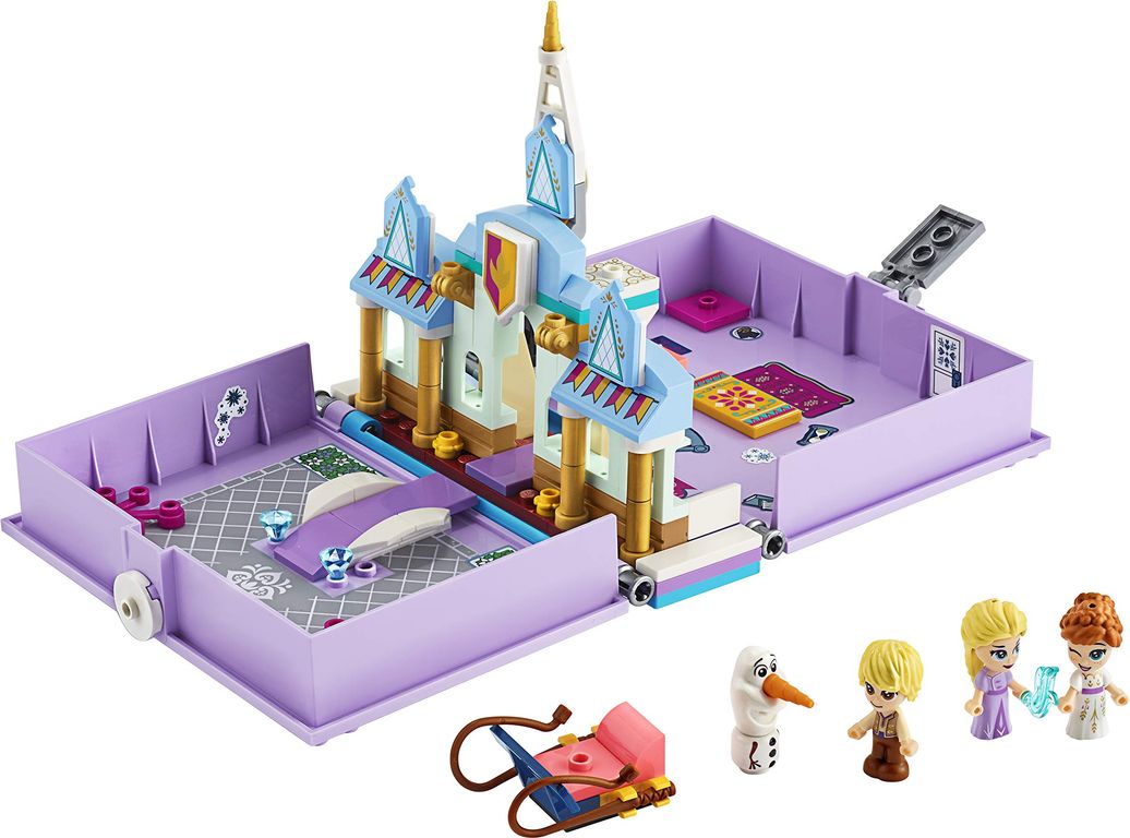 LEGO® Disney Anna and Elsa's Storybook Adventures components