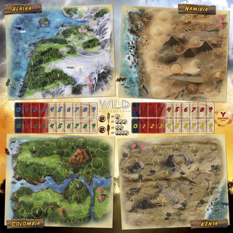 Wild Oltrenatura game board