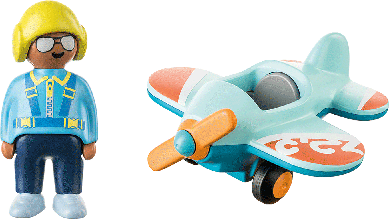 Playmobil® 1.2.3 Airplane components
