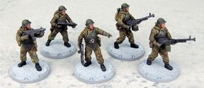 Dust Tactics: SSU Battle Squad - "Frontoviki" miniaturas