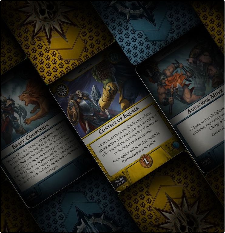 Warhammer Underworlds: Harrowdeep cartes