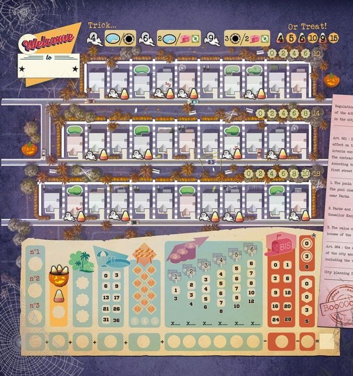 Welcome To...: Halloween Thematic Neighborhood tavolo da gioco