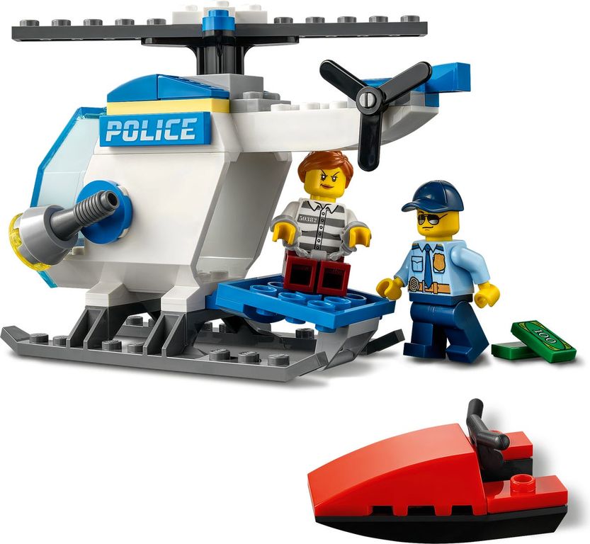 LEGO® City Police Helicopter components