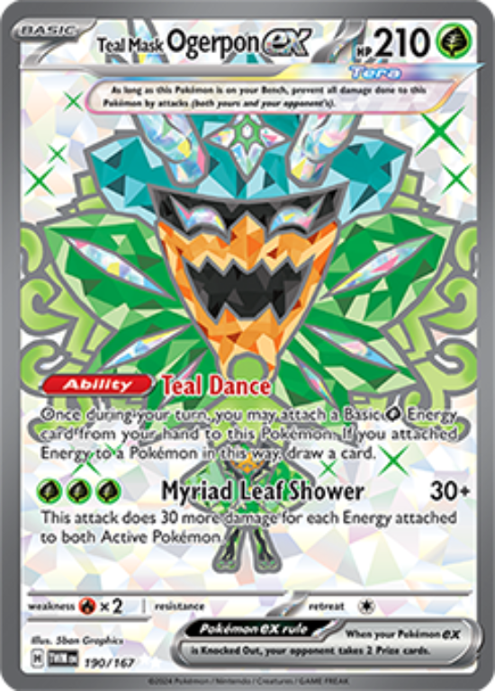 Pokémon TCG: Ogerpon ex Premium Collection cards