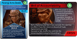 Star Trek: Ascendancy - Ferengi Alliance Arms dealer cartes