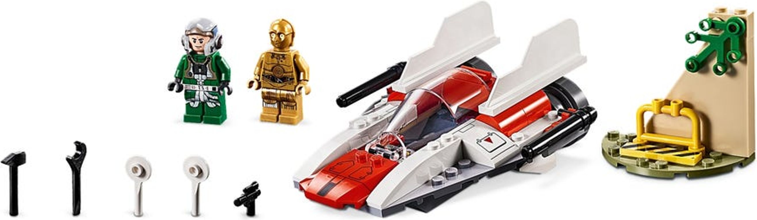 LEGO® Star Wars Rebel A-Wing Starfighter™ components