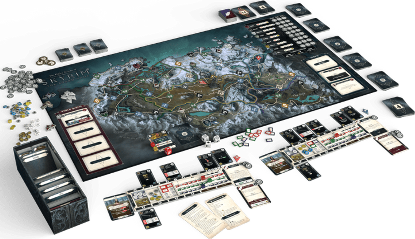 The Elder Scrolls V: Skyrim – The Adventure Game components