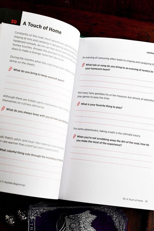 The Ultimate RPG Character Backstory Guide manuale