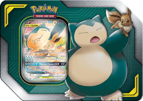 Pokémon TCG: Eevee & Snorlax-GX TAG Team Tin