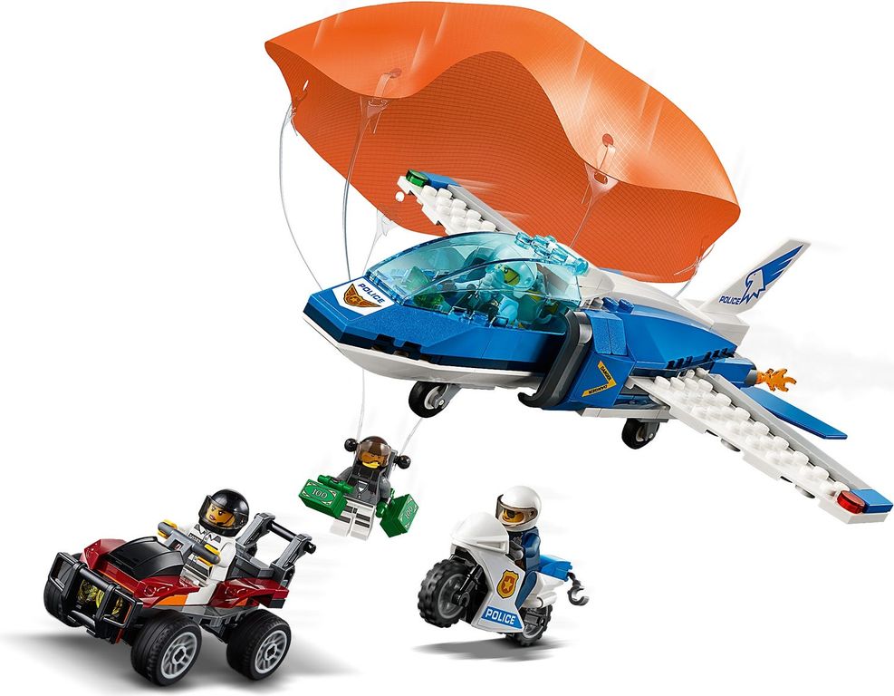 LEGO® City Sky Police Parachute Arrest gameplay
