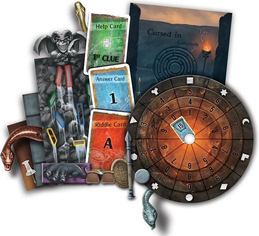 Exit: The Game – The Cursed Labyrinth components