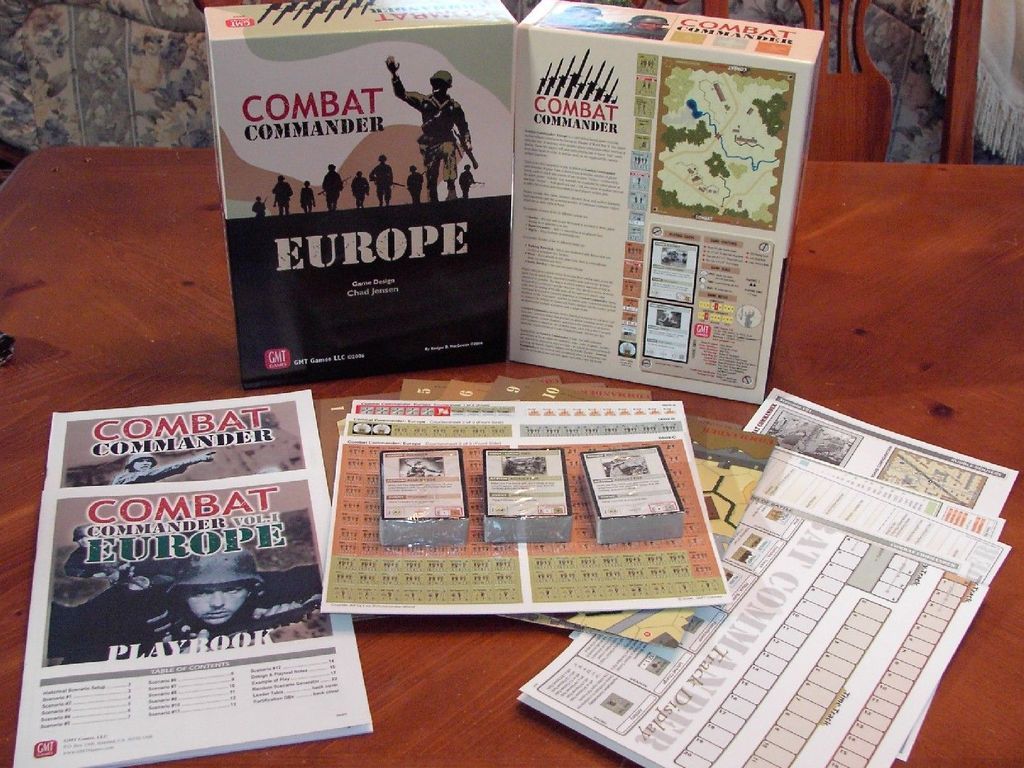 Combat Commander: Europe components