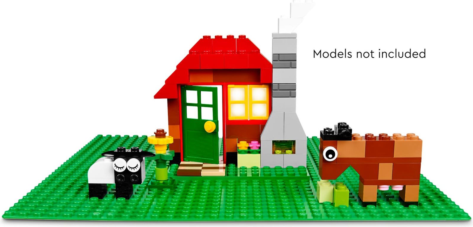 LEGO® Classic Grüne Bauplatte spielablauf