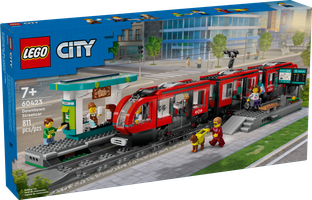 LEGO® City Downtown Streetcar and Station