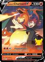 Pokemon TCG: Celebrations V Box – Lance's Charizard V & Dark Sylveon V karte