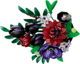 LEGO® Botanicals Dark Flower Arrangement components