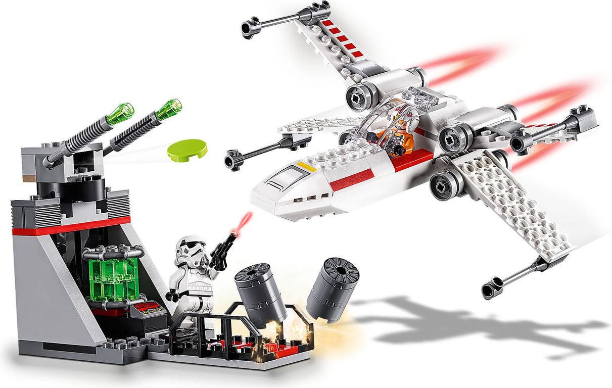 LEGO® Star Wars Asalto a la Trinchera del Caza Estelar Ala-X jugabilidad