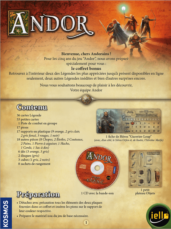 Les meilleurs prix aujourd'hui pour Andor - TableTopFinder