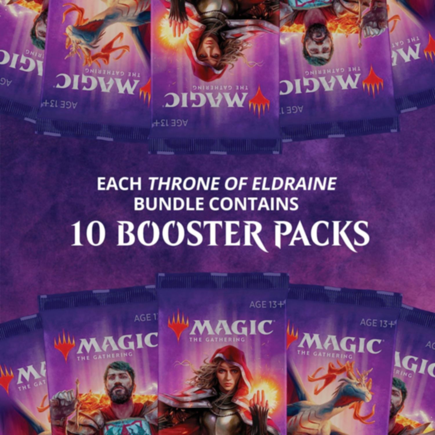 Magic: The Gathering Throne of Eldraine Bundle componenti