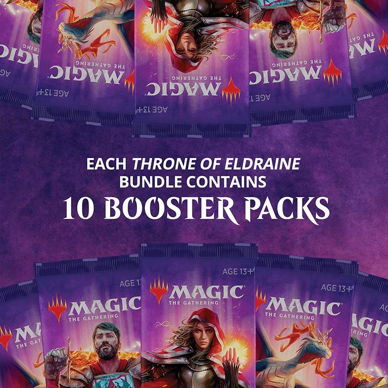 Magic: The Gathering Throne of Eldraine Bundle composants