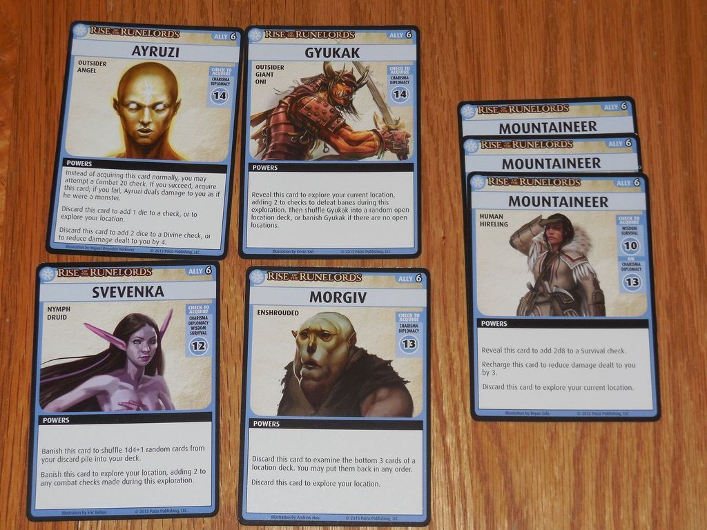 Pathfinder Adventure Card Game: Rise of the Runelords – Adventure Deck 6: Spires of Xin-Shalast cards