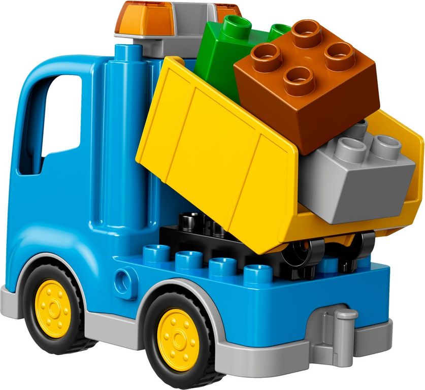 LEGO® DUPLO® Camión y excavadora con orugas reverso