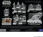 Star Wars: Legion - Separatist Alliance Unit: Separatist Invasion Battle Force parte posterior de la caja