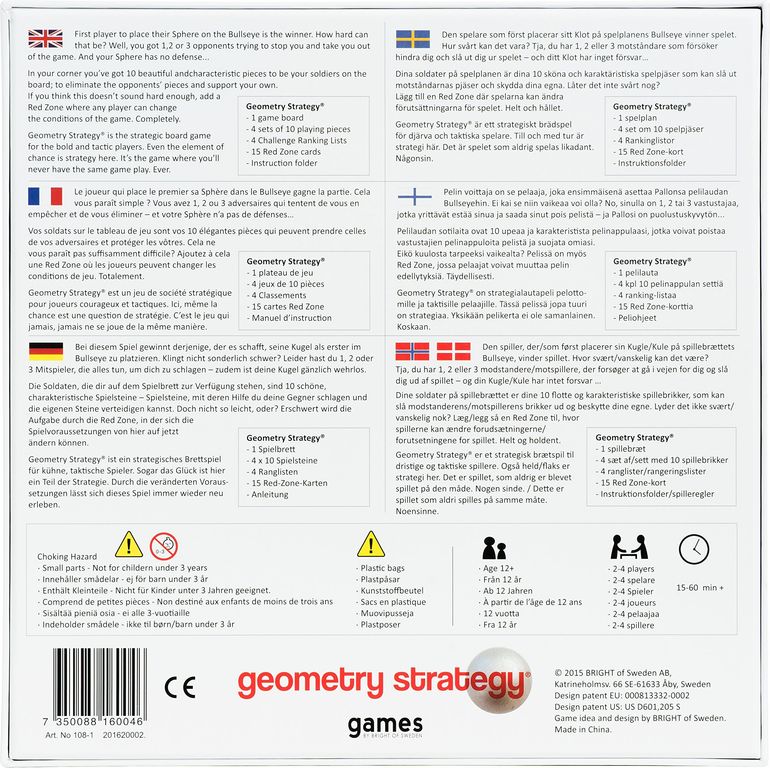 Geometry Strategy rückseite der box