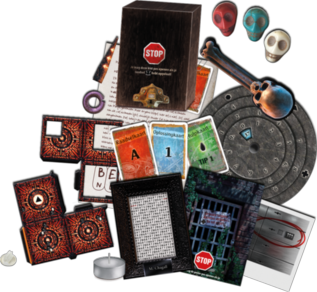 Exit: The Game - The Catacombs of Horror components
