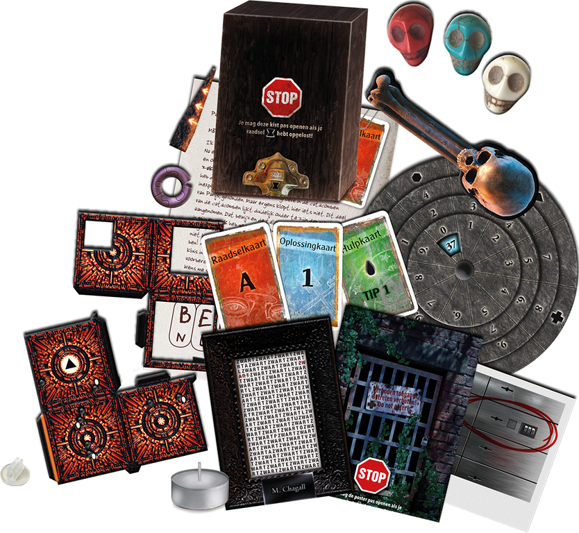 Exit: The Game - The Catacombs of Horror components