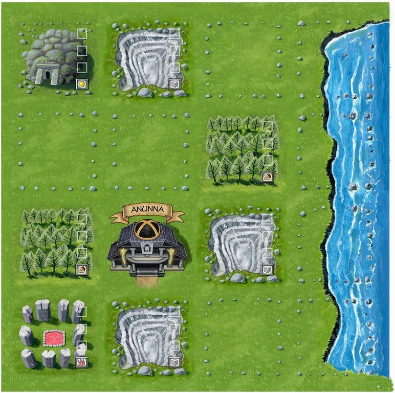 Shifting Realms game board