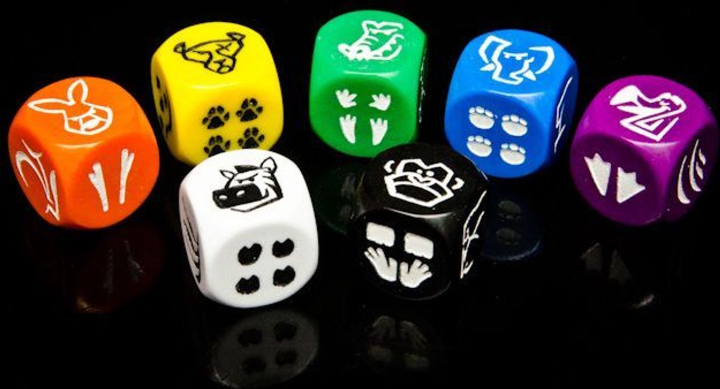 Kung Fu Zoo dice