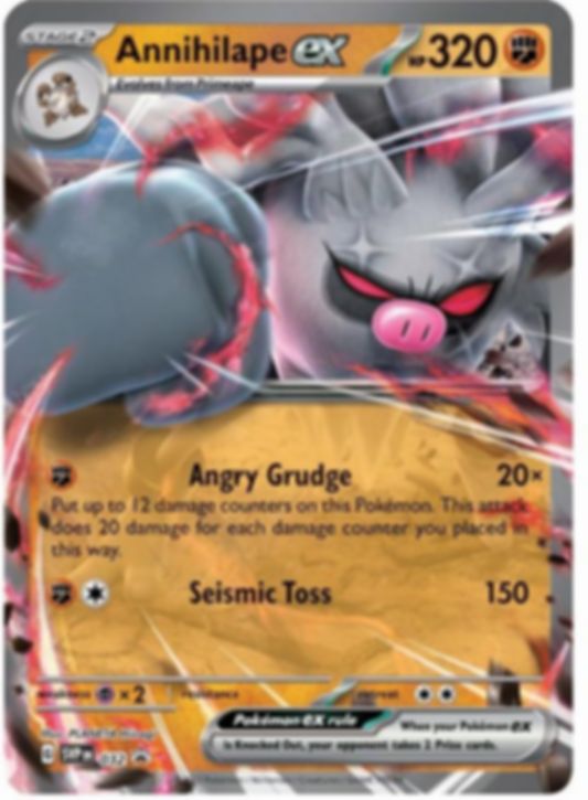 Pokémon TCG: Annihilape ex Box kaart