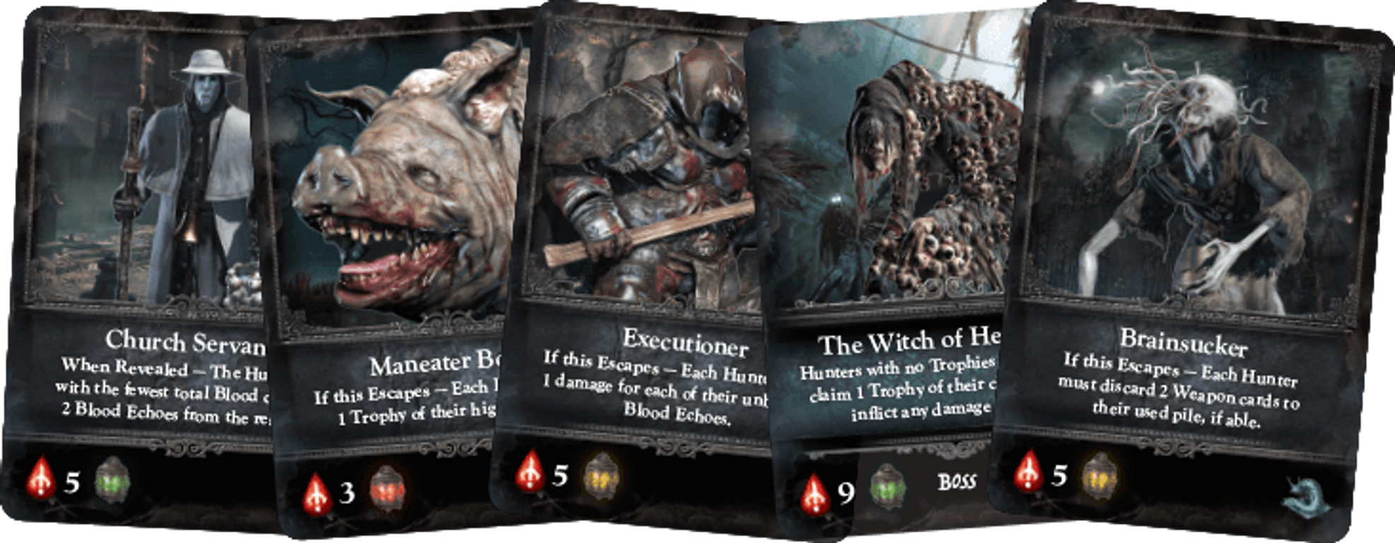 Bloodborne: The Card Game cards