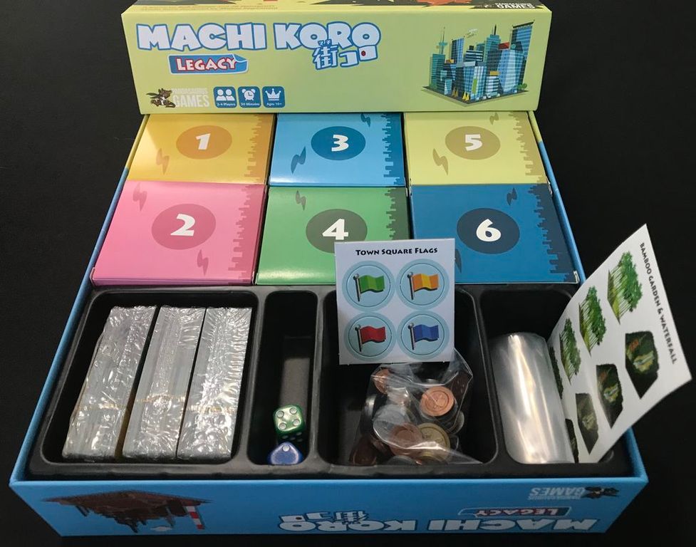 Machi Koro Legacy components