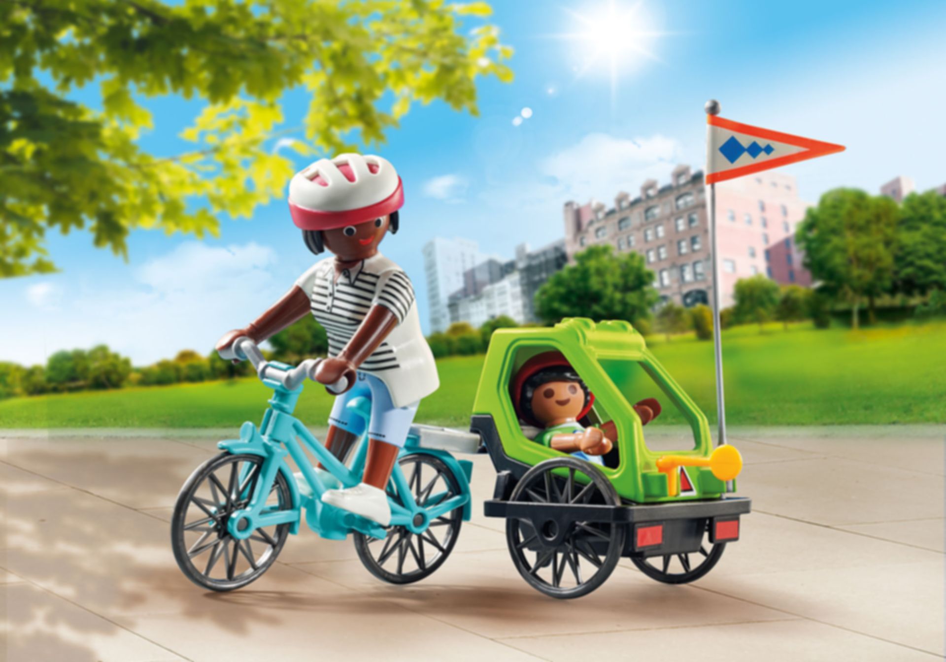 Cyclistes maman et enfant gameplay