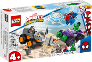 LEGO® Marvel Hulk vs. Rhino Truck Showdown