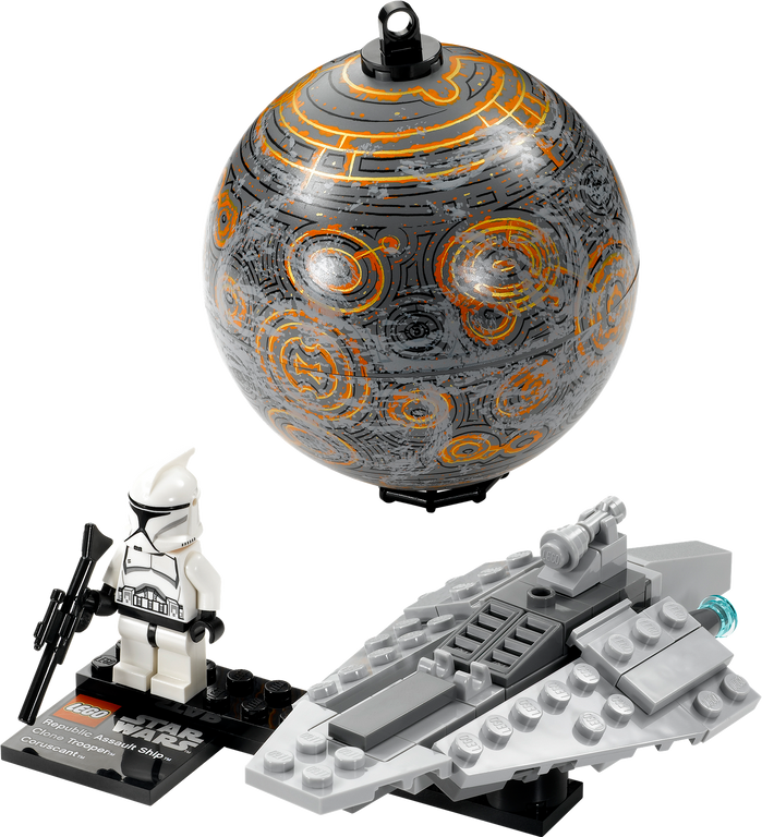 LEGO® Star Wars Republic Assault Ship & Planet Coruscant componenten