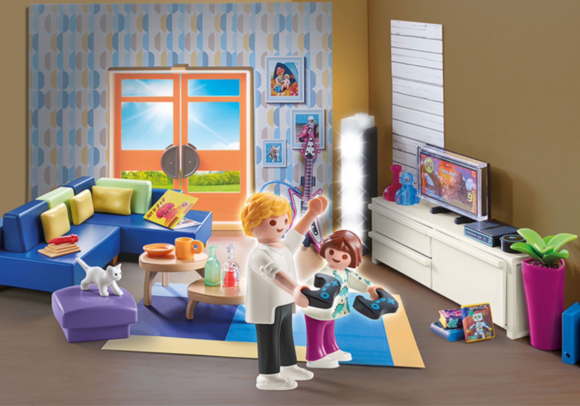 Playmobil® City Life Family Room gameplay