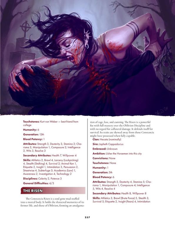 Vampire: The Masquerade (5th Edition) - Cults of the Blood Gods manual