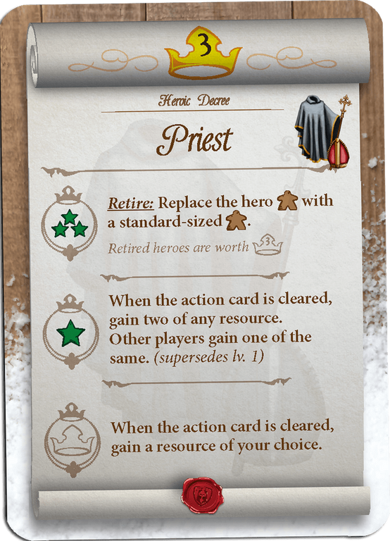 Tiny Epic Kingdoms: Heroes' Call Priest kaart