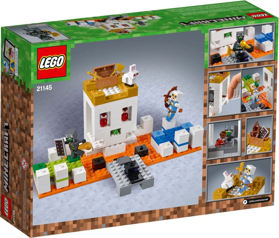 LEGO® Minecraft Die Totenkopfarena rückseite der box