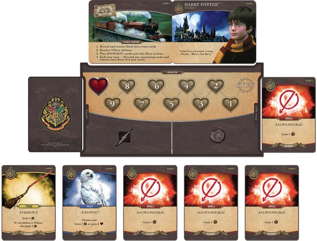 Harry Potter: Hogwarts Battle componenten